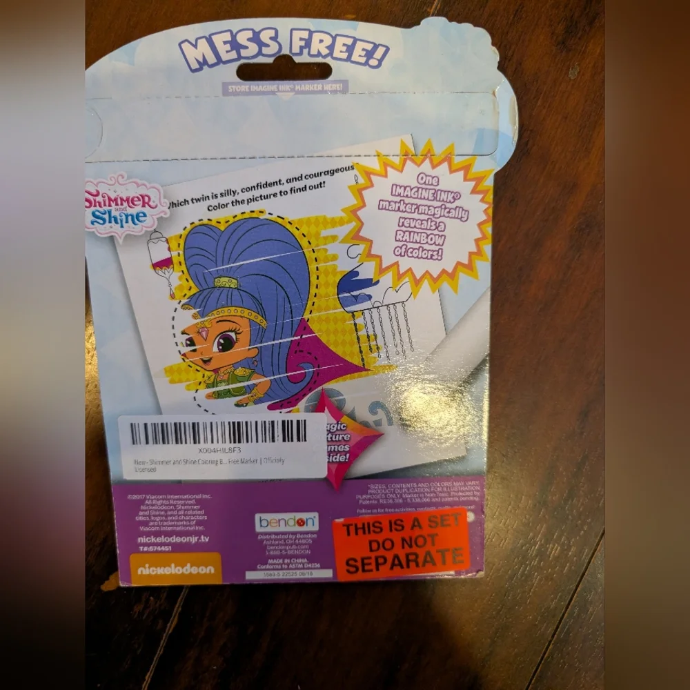 🦋 Nickelodeon Shimmer and Shine Imagine Ink 4 in 1 Activity Set